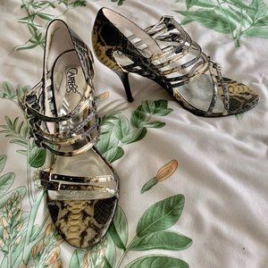 CARLOS SANTANA SEXY SNAKESKIN HIGH HEELS